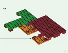 LEGO 21143 instructions page 45 – build guide