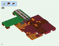 LEGO 21143 instructions page 58 – build guide