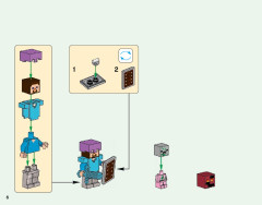 LEGO 21143 instructions page 6 – build guide