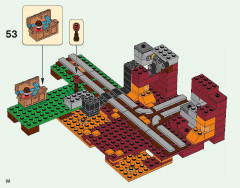 LEGO 21143 instructions page 22 – build guide