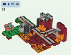 LEGO 21143 instructions page 24 – build guide