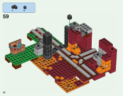 LEGO 21143 instructions page 28 – build guide