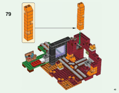 LEGO 21143 instructions page 43 – build guide