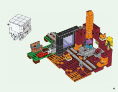 LEGO 21143 instructions page 45 – build guide