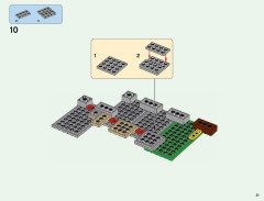 LEGO 21144 instructions page 21 – build guide