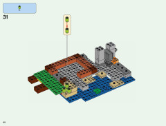 LEGO 21144 instructions page 40 – build guide