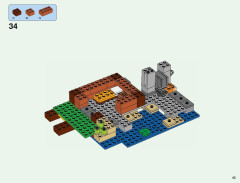 LEGO 21144 instructions page 43 – build guide