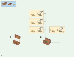 LEGO 21144 instructions page 8 – build guide