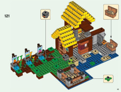 LEGO 21144 instructions page 45 – build guide