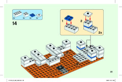 LEGO 21145 instructions page 23 – build guide