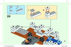 LEGO 21145 instructions page 35 – build guide