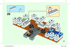 LEGO 21145 instructions page 39 – build guide