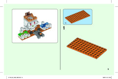 LEGO 21145 instructions page 9 – build guide