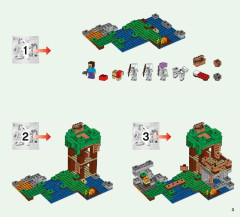 LEGO 21146 instructions page 3 – build guide