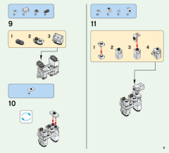 LEGO 21146 instructions page 9 – build guide