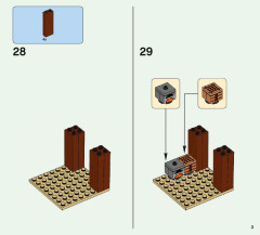 LEGO 21146 instructions page 3 – build guide