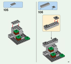 LEGO 21146 instructions page 43 – build guide