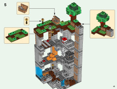 LEGO 21147 instructions page 45 – build guide