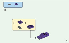 LEGO 21148 instructions page 11 – build guide