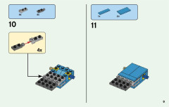 LEGO 21148 instructions page 9 – build guide
