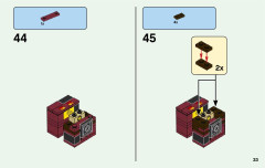 LEGO 21150 instructions page 33 – build guide