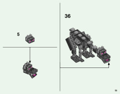 LEGO 21151 instructions page 53 – build guide