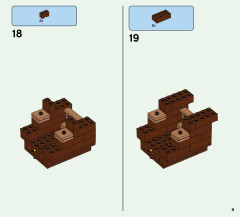 LEGO 21152 instructions page 9 – build guide