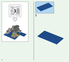 LEGO 21152 instructions page 2 – build guide