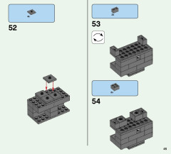 LEGO 21152 instructions page 45 – build guide
