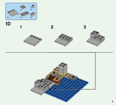 LEGO 21152 instructions page 9 – build guide