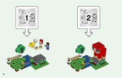 LEGO 21153 instructions page 4 – build guide