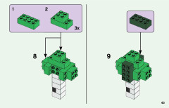 LEGO 21153 instructions page 43 – build guide
