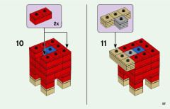 LEGO 21153 instructions page 57 – build guide