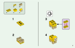 LEGO 21153 instructions page 7 – build guide