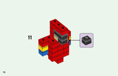 LEGO 21153 instructions page 72 – build guide