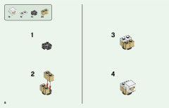 LEGO 21153 instructions page 8 – build guide