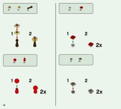LEGO 21154 instructions page 14 – build guide