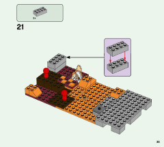 LEGO 21154 instructions page 35 – build guide