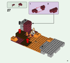 LEGO 21154 instructions page 41 – build guide