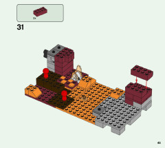 LEGO 21154 instructions page 45 – build guide