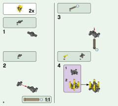 LEGO 21154 instructions page 6 – build guide
