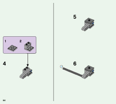 LEGO 21154 instructions page 64 – build guide