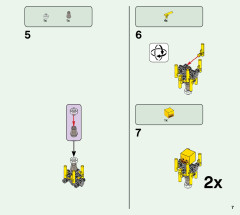 LEGO 21154 instructions page 7 – build guide