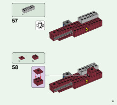 LEGO 21154 instructions page 71 – build guide