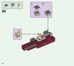 LEGO 21154 instructions page 72 – build guide