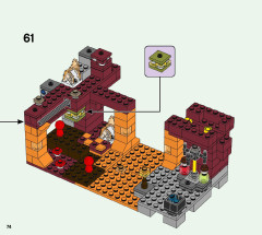 LEGO 21154 instructions page 74 – build guide