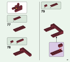 LEGO 21154 instructions page 87 – build guide