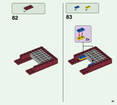 LEGO 21154 instructions page 89 – build guide