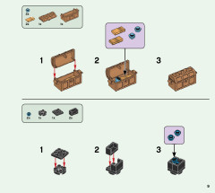 LEGO 21154 instructions page 9 – build guide
