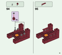 LEGO 21154 instructions page 95 – build guide